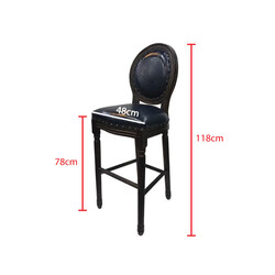 Jilphar Furniture French Style Bar Chair JP1369B