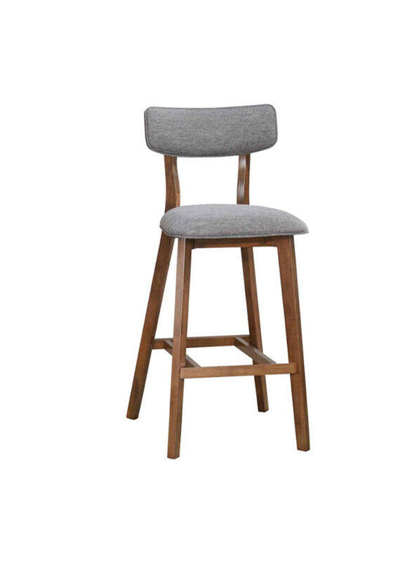 

Jilphar Furniture Jilphar Frame Premium Bar Chair, Grey/Brown