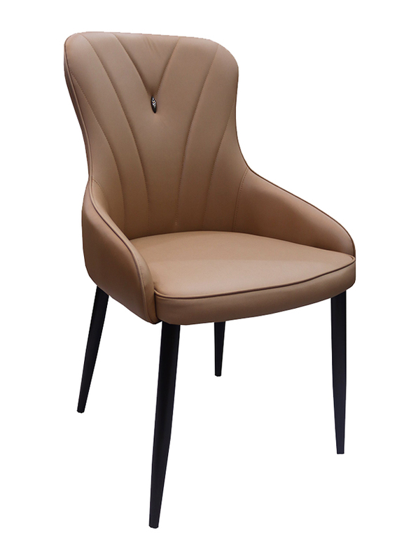 Jilphar Furniture Unique Design Dining Chair, Brown