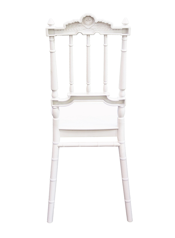 Jilphar Furniture Classical Polycarbonate Dining Chair, JP1395, White