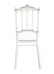 Jilphar Furniture Classical Polycarbonate Dining Chair, JP1395, White