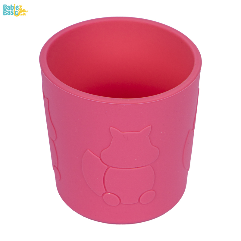 Babies Basic Silicone Trainer Cup for Babies/Kids, BPA Free, Pink