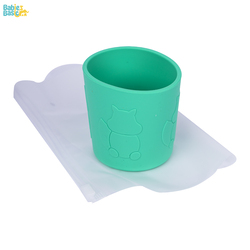 Babies Basic Silicone Trainer Cup for Babies/Kids, BPA Free, Green