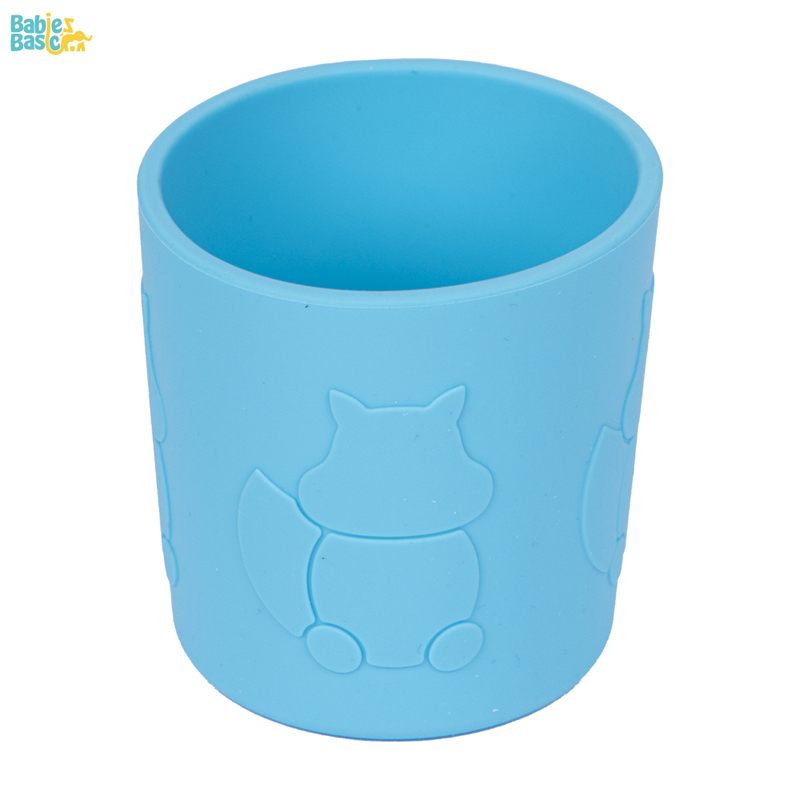 Babies Basic Silicone Trainer Cup for Babies/Kids, BPA Free, Blue