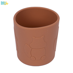 Babies Basic Silicone Trainer Cup for Babies/Kids, BPA Free, Brown