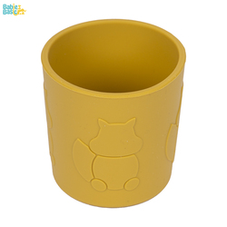 Babies Basic Silicone Trainer Cup for Babies/Kids, BPA Free, Yellow