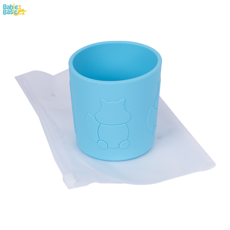 Babies Basic Silicone Trainer Cup for Babies/Kids, BPA Free, Blue