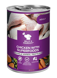 Billy & Margot Adult Chicken with Superfoods Dog Wet Food, 395g