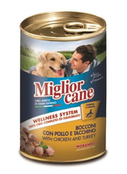 Miglior Cane Chunks With Chicken And Turkey Canned Wet Dog Food, 1250g