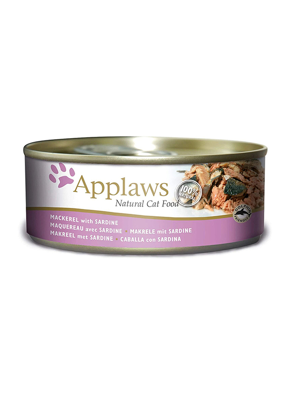Applaws Mackerel with Sardine Can Cat Wet Food, 156g