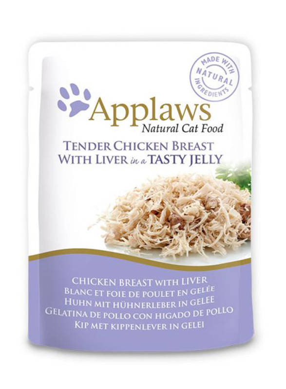 Applaws Chicken with Liver Jelly Pouch Wet Cat Food, 70g