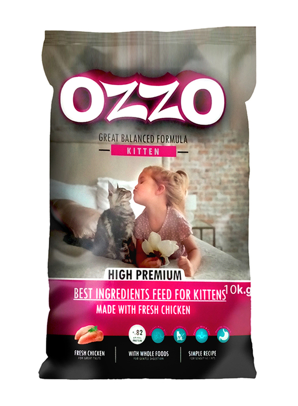 Ozzo Fresh Chicken Kitten Dry Food, 10 Kg