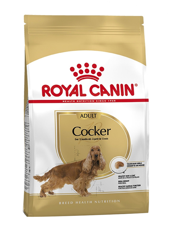 Royal Canin Breed Health Nutrition Cocker Adult Dry Dog Food, 3 Kg