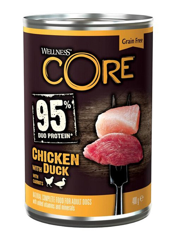 

Wellness Core 95 Chicken with Duck Dog Wet Food, 400g