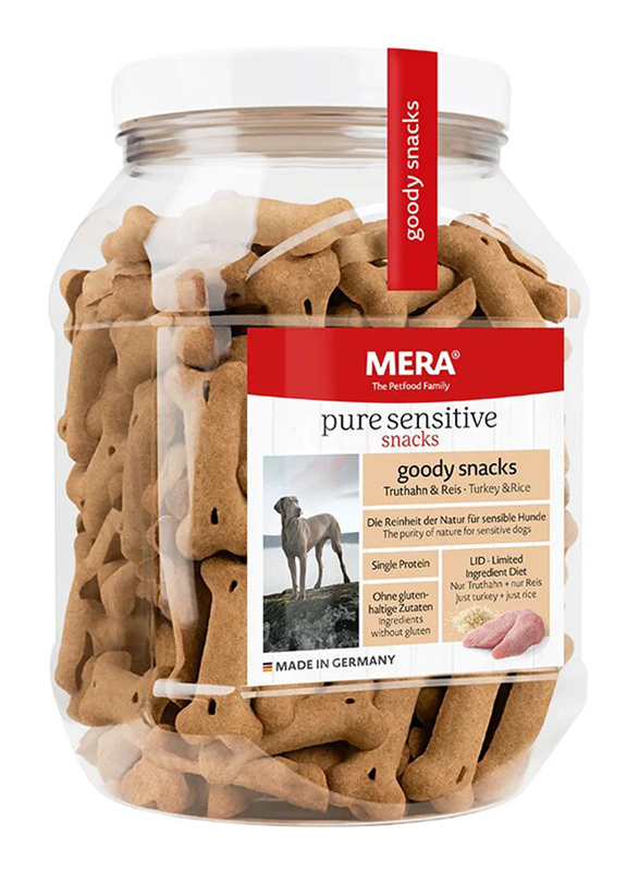 Mera Goody Snacks Turkey and Rice Dog Dry Food, 600g