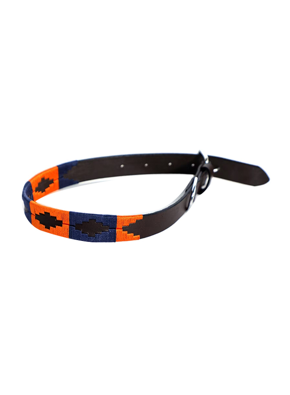 Bonanno Collar Dog Collar, Large, Brown/Orange