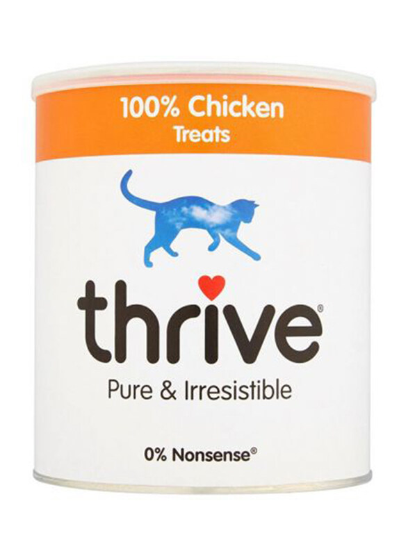 

Thrive 100% Chicken Treats Cat Dry Food, 200g