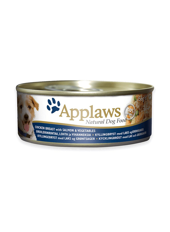 Applaws Chicken with Salmon & Vegetable Can Dog Wet Food, 156g
