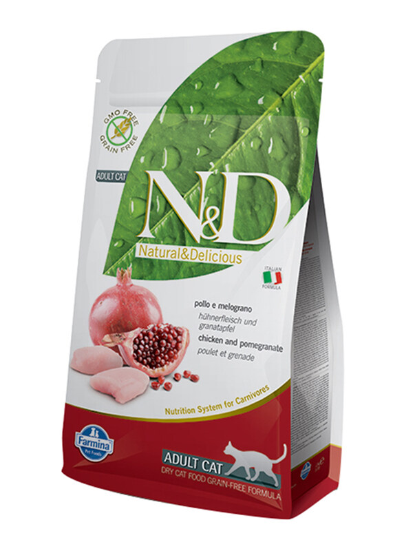 

Farmina N&D Chicken and Pomegranate Adult Dry Cat Food, 10 Kg