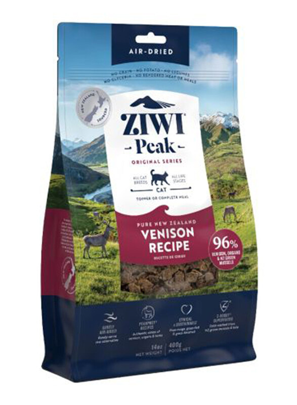 

Ziwi Peak Air Dried Venison Recipe Dry Cat Food, 400g