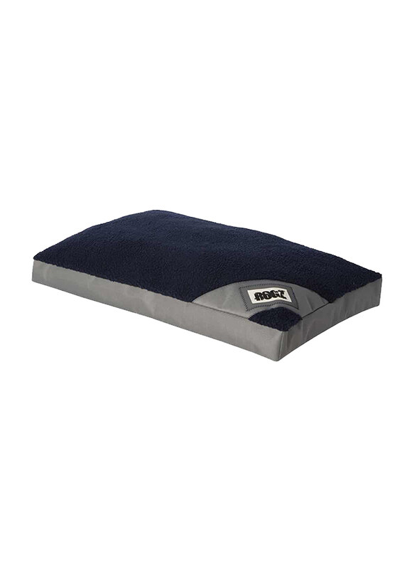 

Rogz Lekka Dog Flat Bed, Medium, Navy Blue/Grey