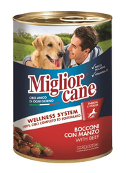 Miglior Cane Chunks Beef Canned Wet Dog Food, 450g