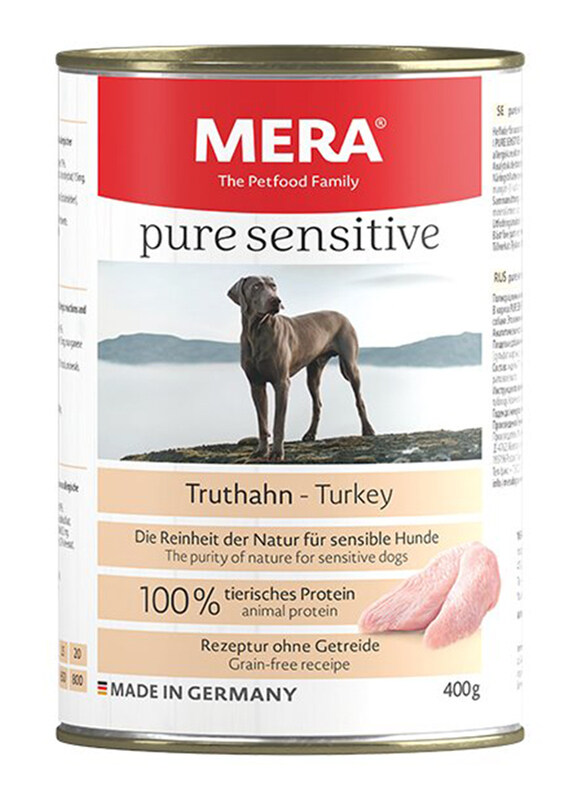 

Mera Pure Sensitive Turkey Dog Wet Food, 400g