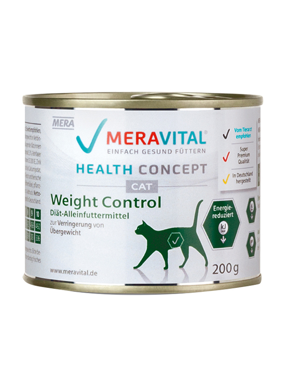 Mera Vital Health Cat Weight Control Wet Cat Food, 200g