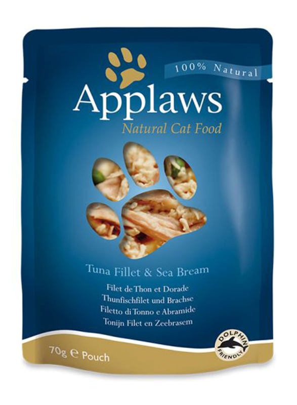 Applaws Tuna with Seabream Pouch Wet Cat Food, 70g
