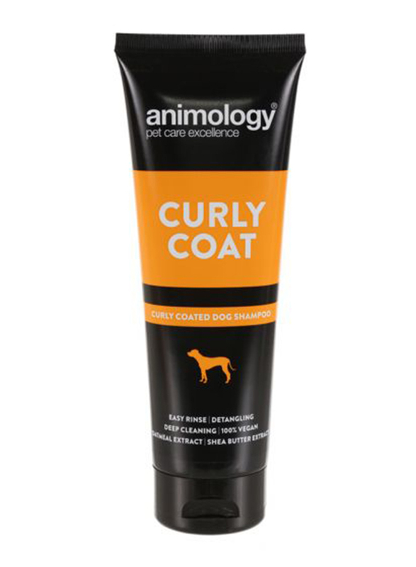 Animology Curly Coat Dog Shampoo, 250ml, Orange