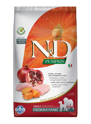 Farmina N&D Pumkin with Chicken & Pomegranate Medium & Maxi Adult Dog Dry Food, 2.5 Kg