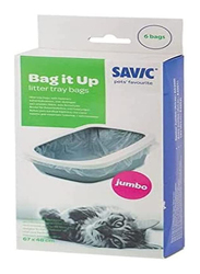 Savic Cat Litter Tray Bag, Jumbo, Clear