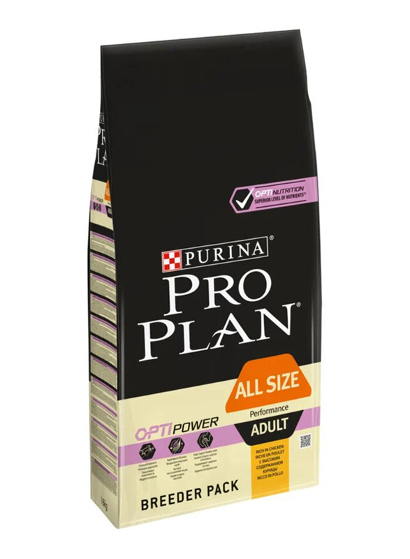 Purina Pro Plan Chicken All Size Adult Performance Dog Dry Food, 18 Kg