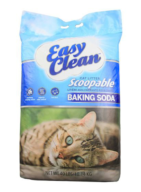 Easy Clean Cat Litter Baking Soda, 18.14 Kg, Blue
