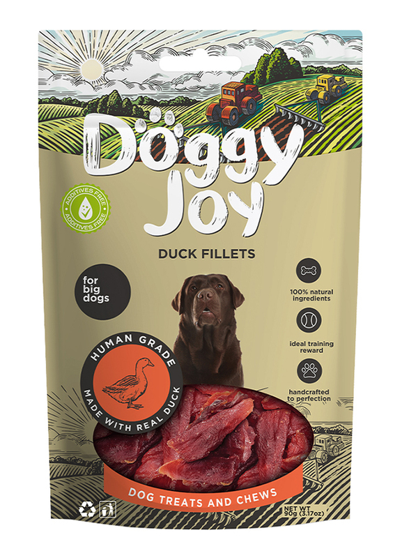 Doggy Joy Duck Fillets Treats Dog Dry Food, 90g