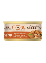 Wellness Core Signature Chunky Chicken & Turkey Wet Cat Food, 79g