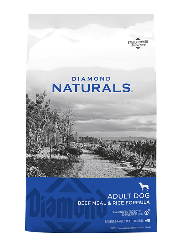 

Diamond Naturals Beef Meal and Rice Adult Dog Dry Food, 18.14 Kg
