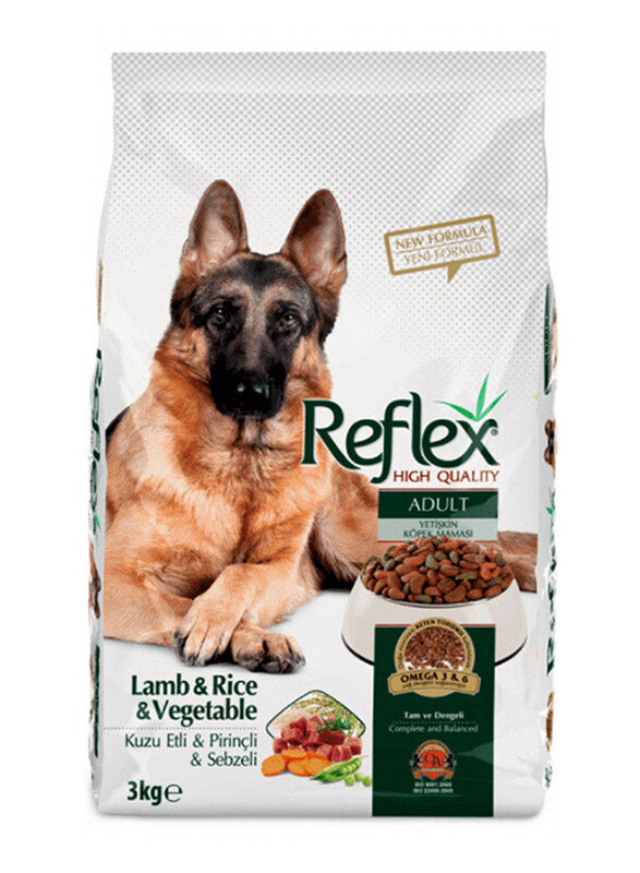 

Reflex Lamb Rice And Vegetable Adult Dry Dog Food, 3Kg