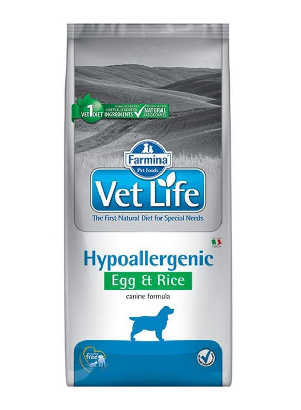 Farmina Vet Life Hypoallergenic Egg and Rice Dry Dog Food, 2 Kg