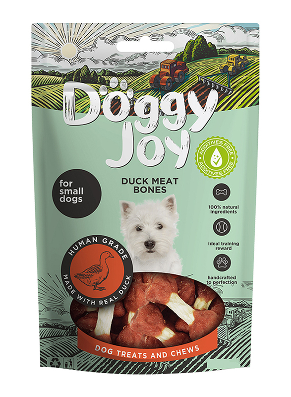 Doggy Joy Duck Meat Bones Treats Dog Dry Food, 90g