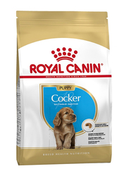 Royal Canin Breed Health Nutrition Cocker Puppy Dry Food, 3 Kg