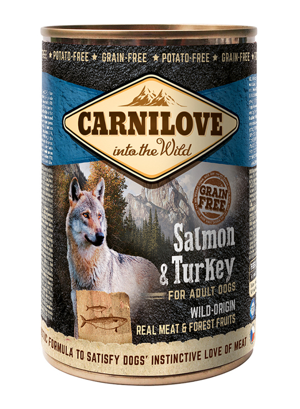 Carnilove Salmon and Turkey Adult Wet Dog Food, 400g