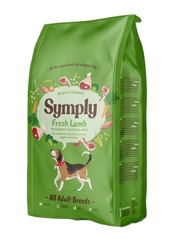 

Symply Adult Fresh Lamb Dry Food for Dog, 12 Kg