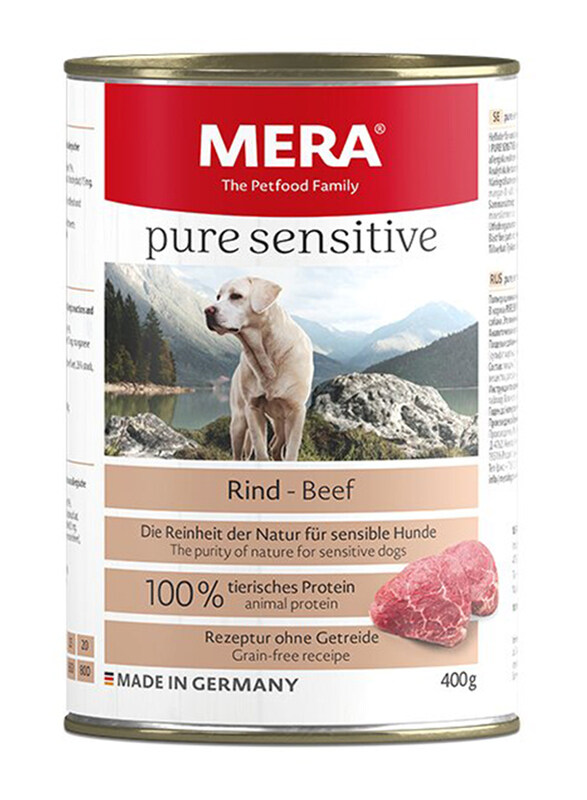 

Mera Pure Sensitive Beef Dog Wet Food, 400g