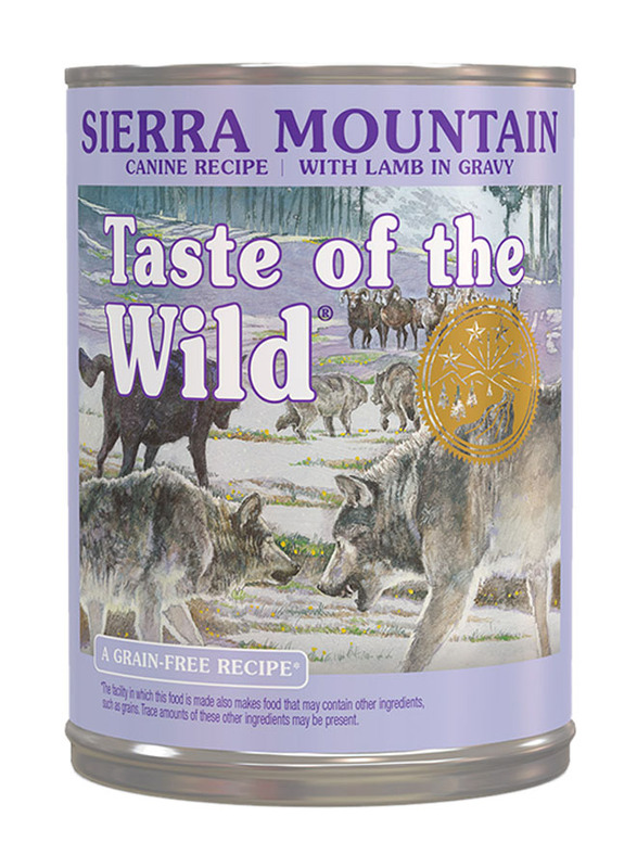 Taste Of The Wild Sierra Mountain Canine Formula Wet Dog Food (Pack of 3), 390g