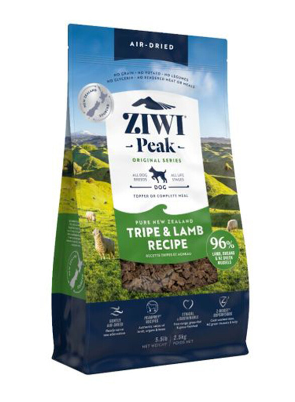 

Ziwi Peak Air Dried Tripe & Lamb Dry Dog Food, 2.5 Kg