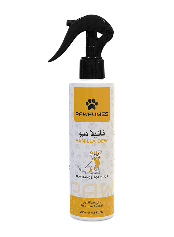 

Pawfumes Vanilla Dew for Dogs, 200ml, Yellow/White