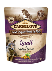 Carnilove Quail with Yellow Carrot Adult Wet Dog Food, 12 x 300g