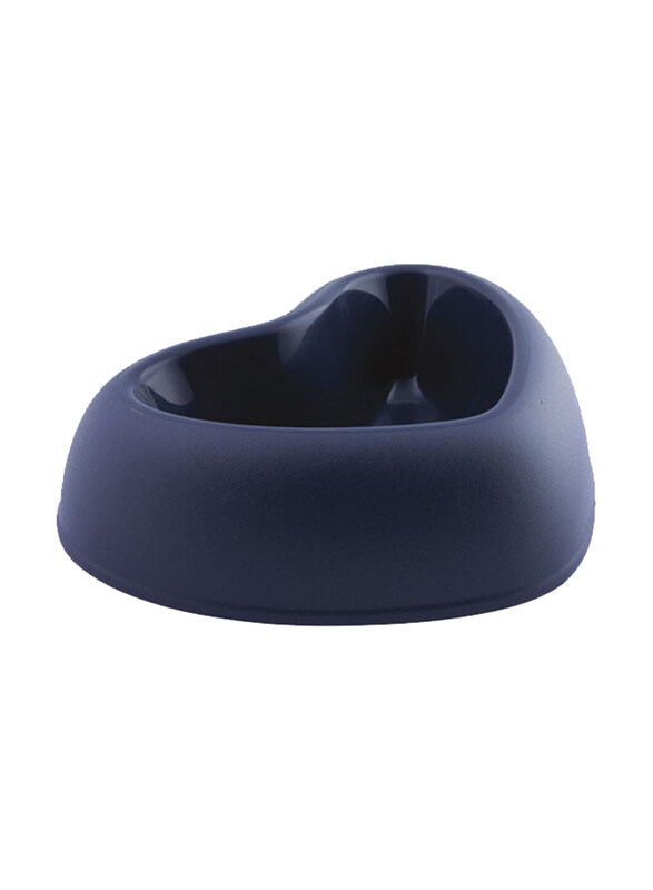 

Georplast Thats Amore Plastic Medium Pet Bowl, Navy Blue