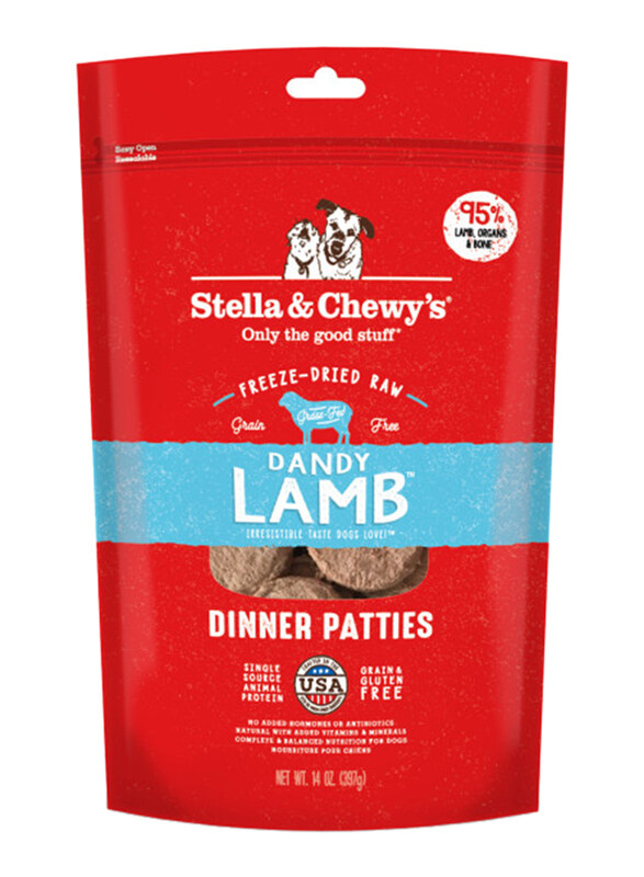 

Stella And Chewy's Dandy Lamb Patties Dry Food for Dog, 397g